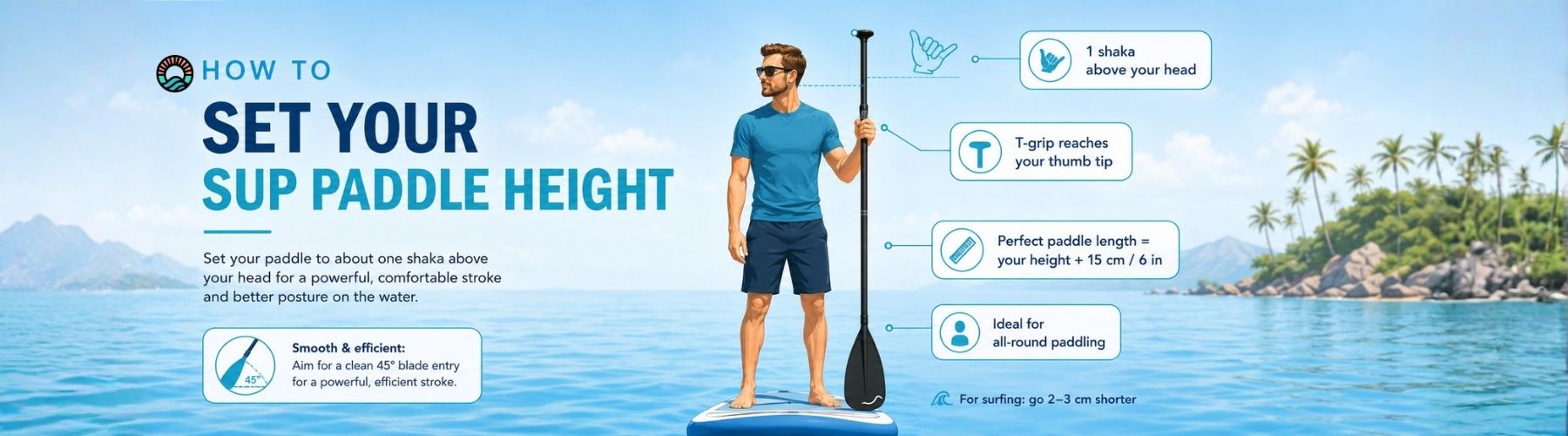 Set Your iSUP Paddle Height