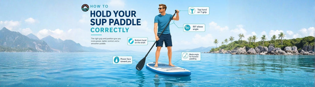 How to Hold Your SUP Paddle Correctly (And Why It Matters)