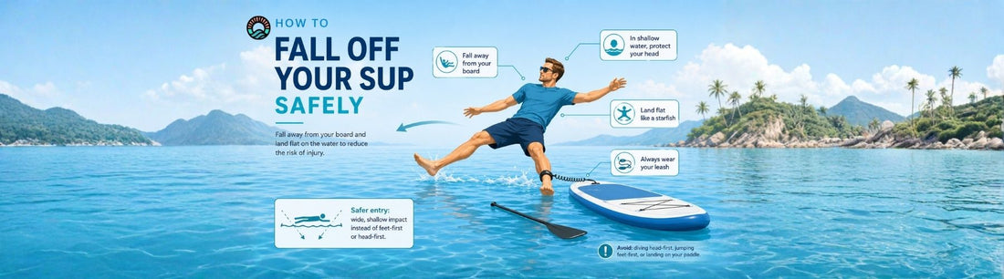 Safely Fall Off Your SUP Board