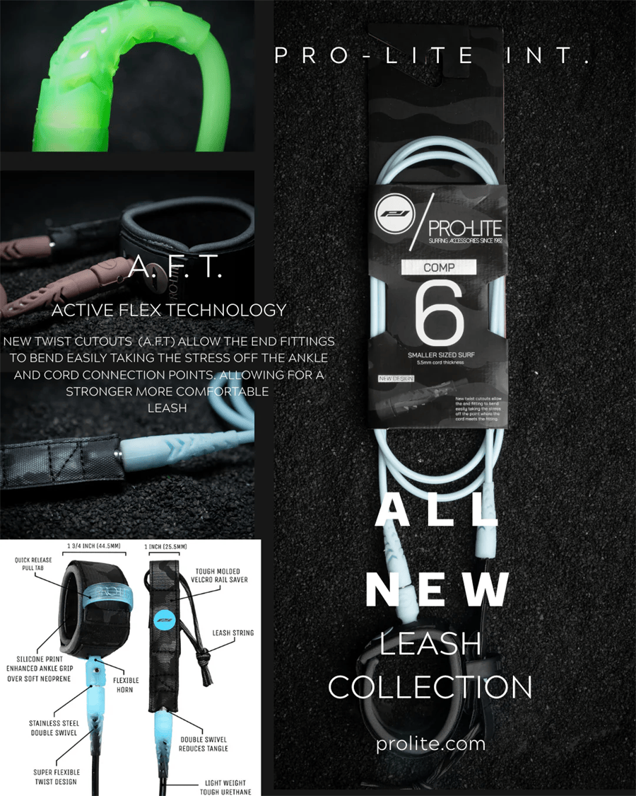 Prolite Accessories-Leashes Prolite Freesurf Double Swivel Leash 6 foot 2026