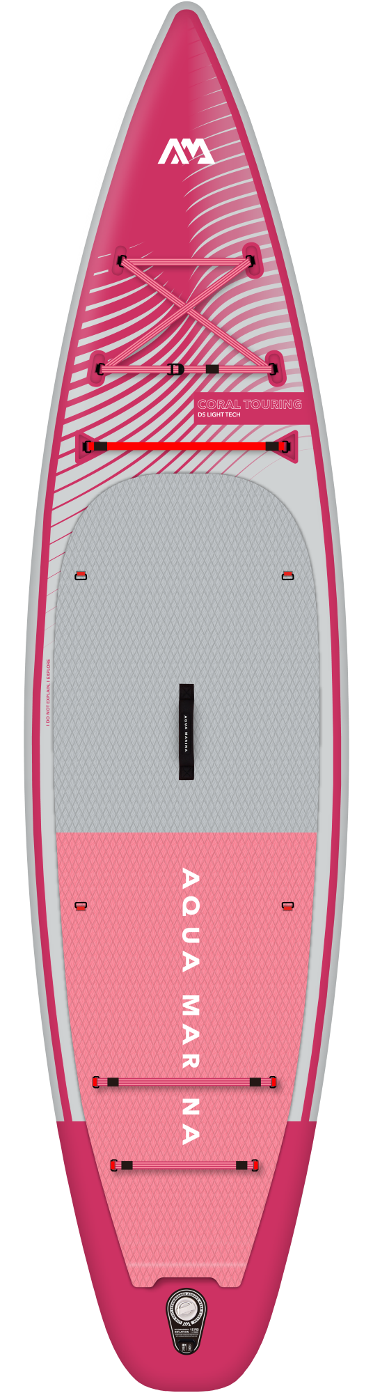 Coral Touring 11'6" SUP Board (Raspberry)
