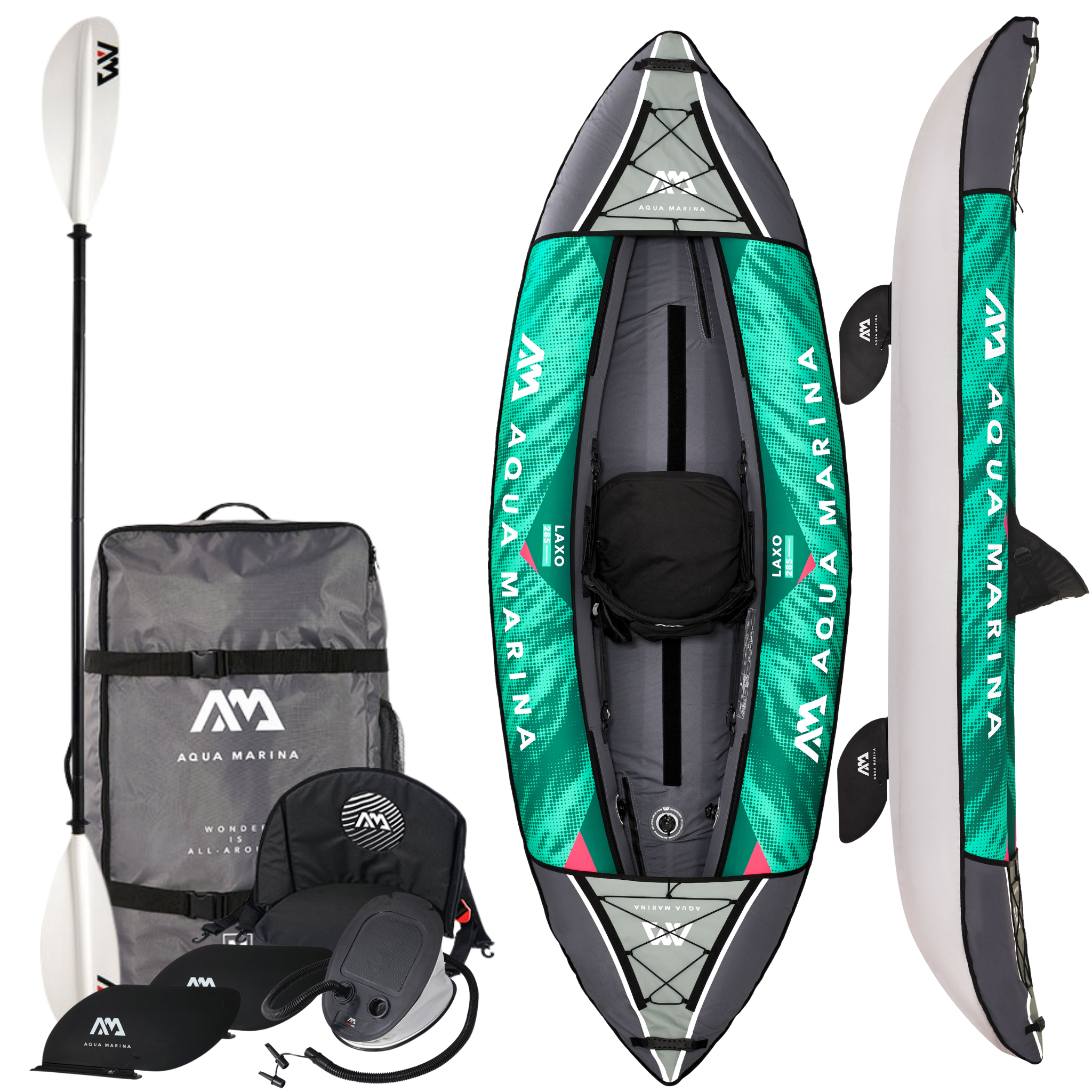 Aqua Marina Laxo 1 Person Kayak Package