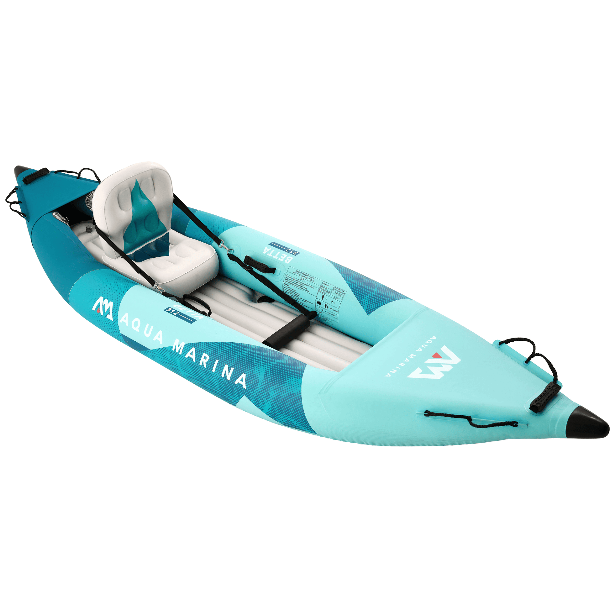 Aqua Marina Kayaking- Betta-312 Recreational Kayak - 1 person Package