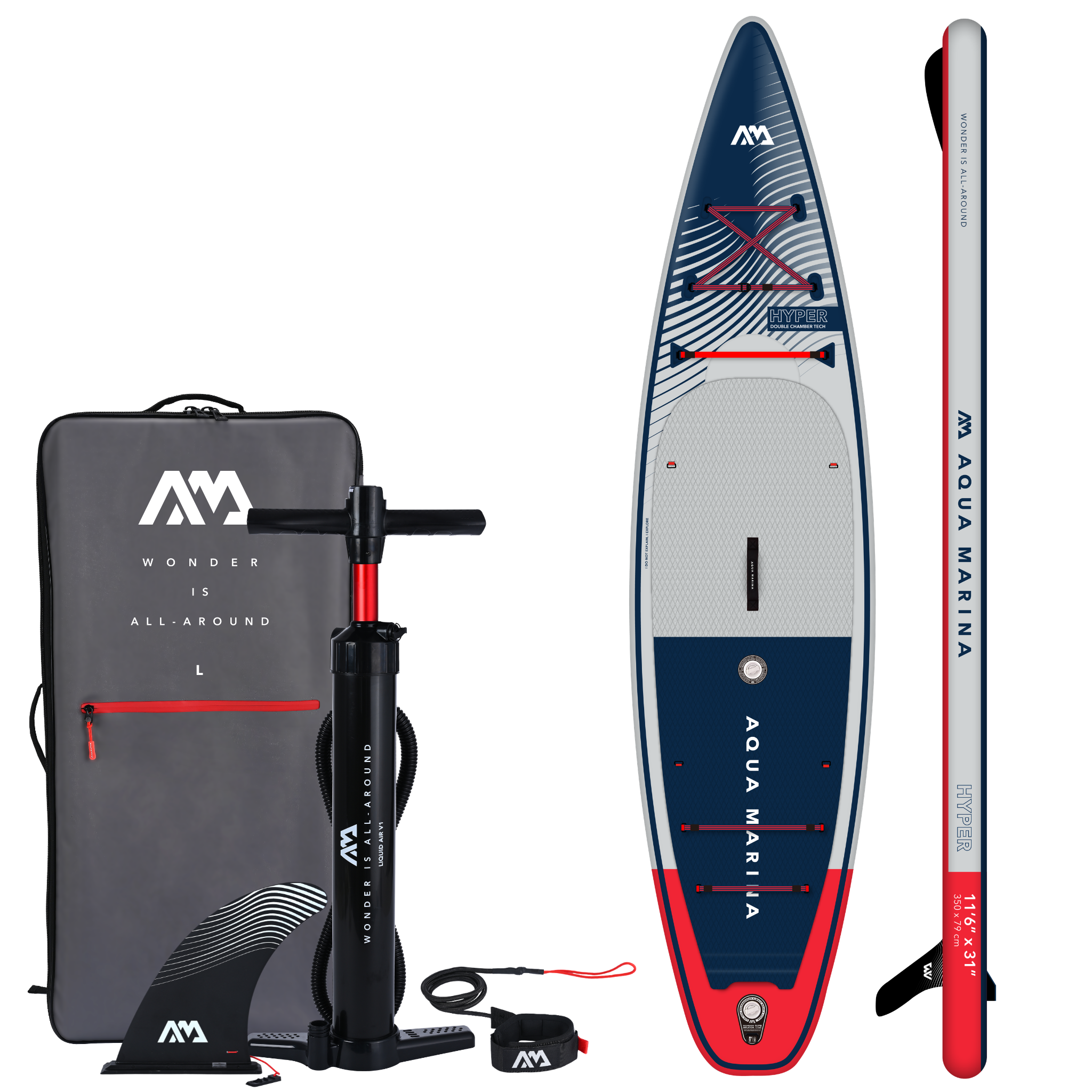 Aqua Marina Hyper - Touring Inflatable Paddle Board 11'6" Package