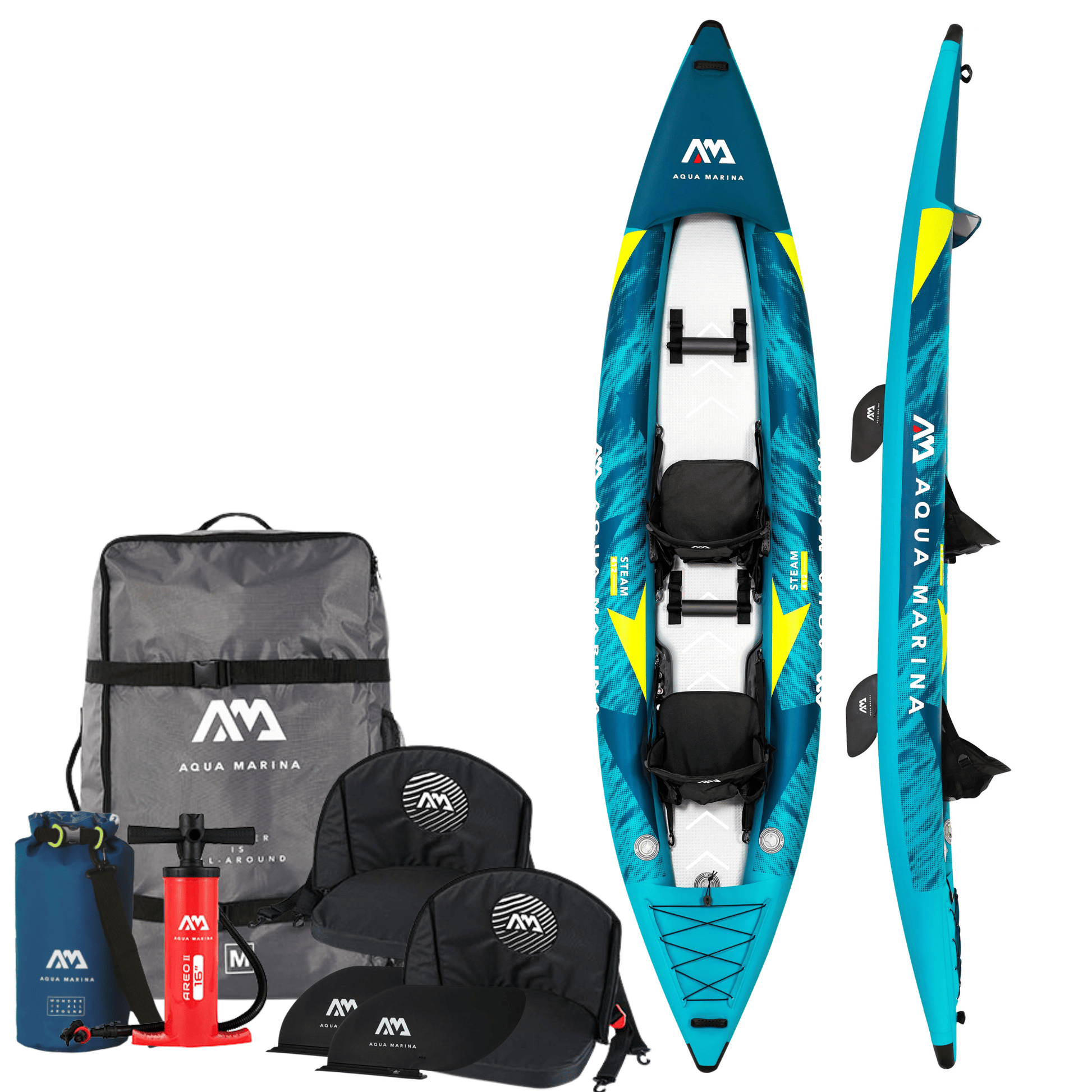 aquafun-nz Kayak Hybrid Steam Kayak - 2 Person Package